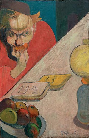 Paul Gauguin Portrait of Jacob Meyer de Haan by Lamplight